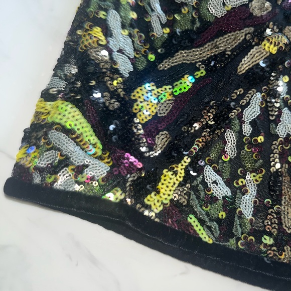 Zara Multicolor Abstract Prom Dress - Picture 4 of 8